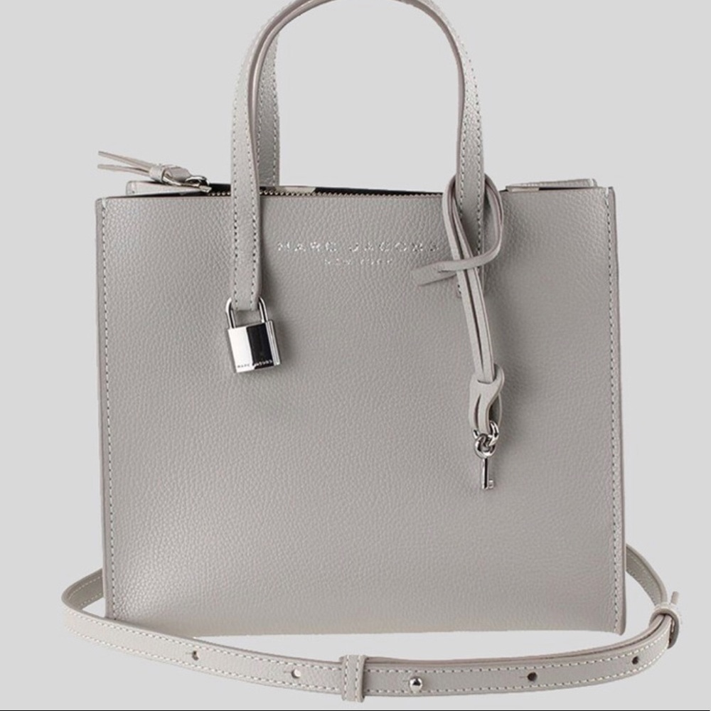 New Marc Jacobs Mini Grind Coated Leather Bag